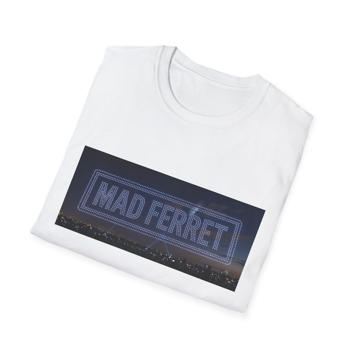 Mad Ferret Drone Logo Unisex Softstyle T-Shirt
