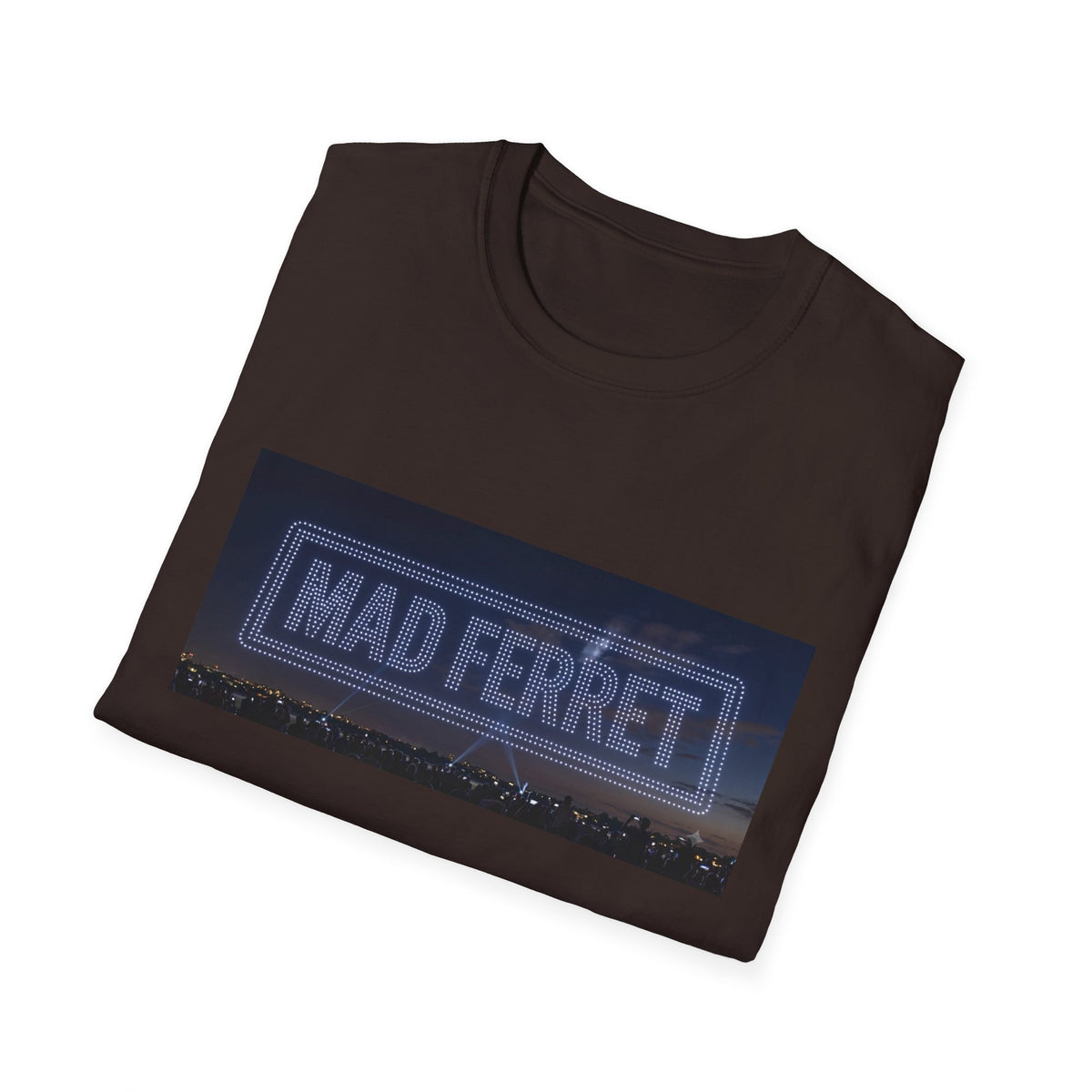 Mad Ferret Drone Logo Unisex Softstyle T-Shirt