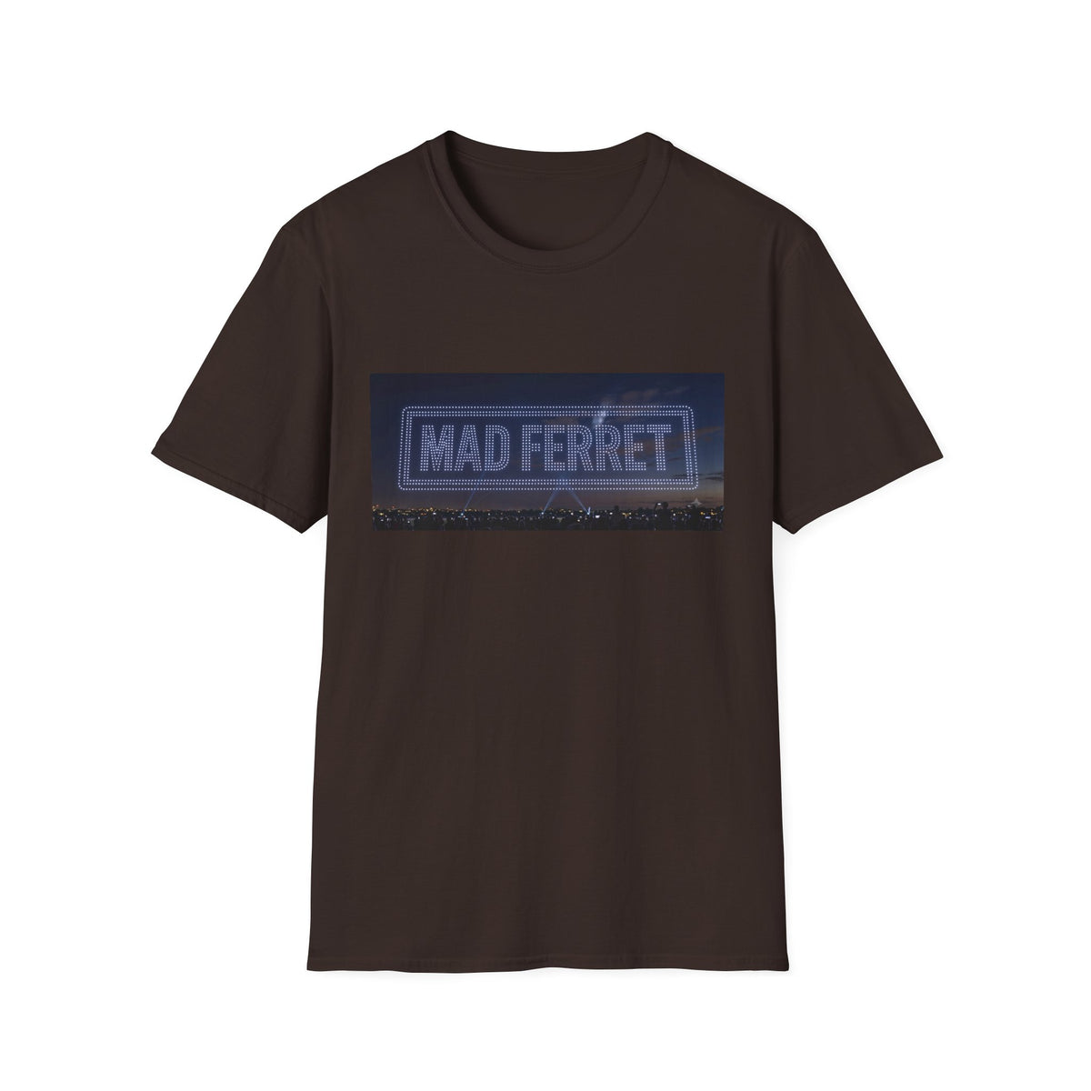 Mad Ferret Drone Logo Unisex Softstyle T-Shirt