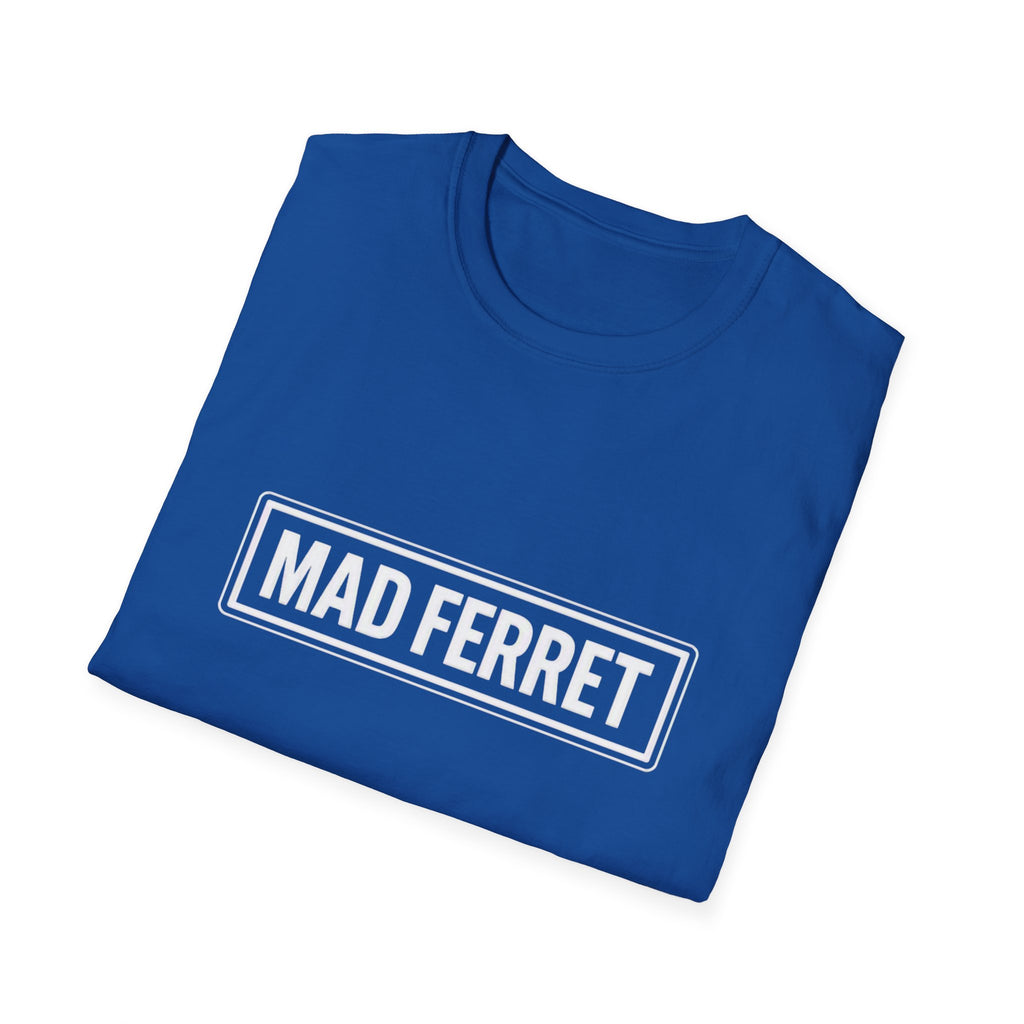 Mad Ferret White Logo Unisex Softstyle T-Shirt
