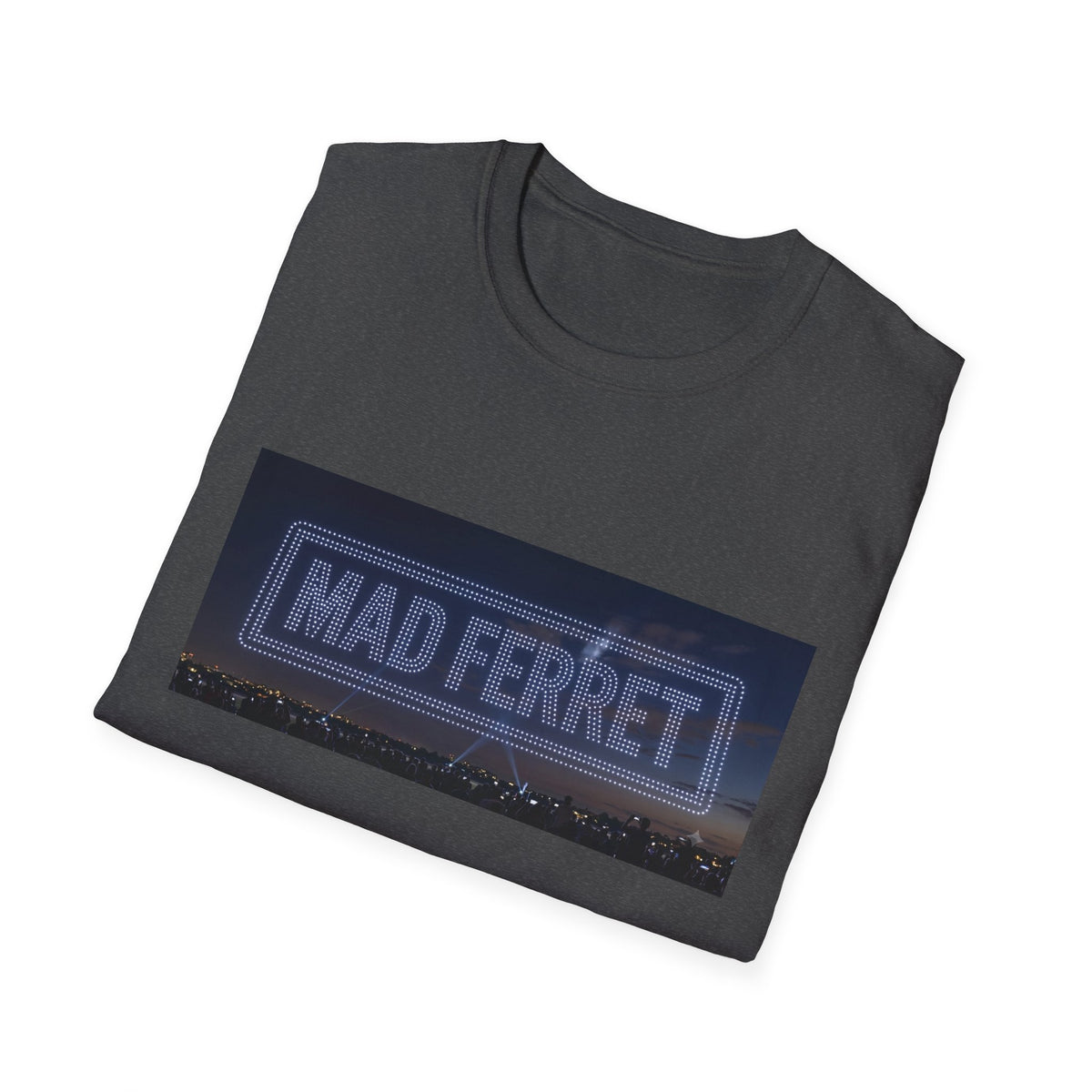 Mad Ferret Drone Logo Unisex Softstyle T-Shirt