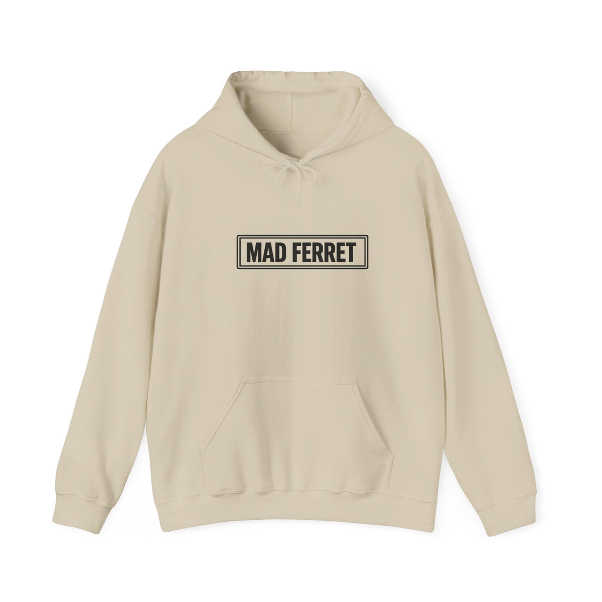 Mad Ferret Logo and Graphic Unisex Heavy Blend™ Hooded Sweatshirt