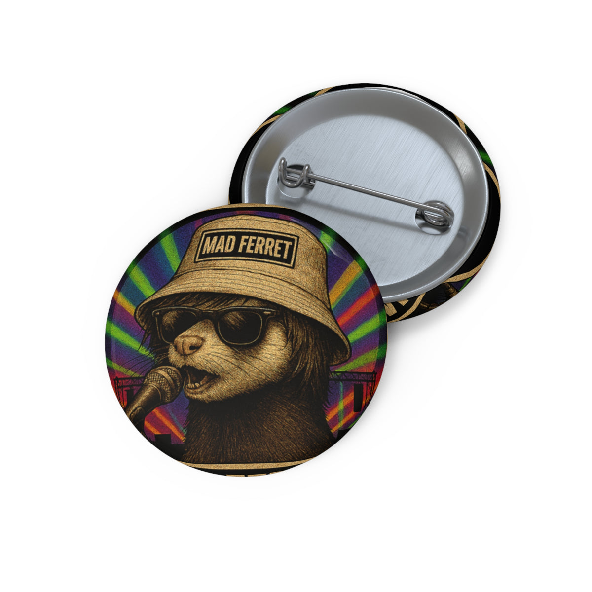 Mad Ferret Pin Buttons