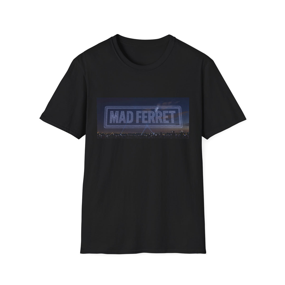 Mad Ferret Drone Logo Unisex Softstyle T-Shirt