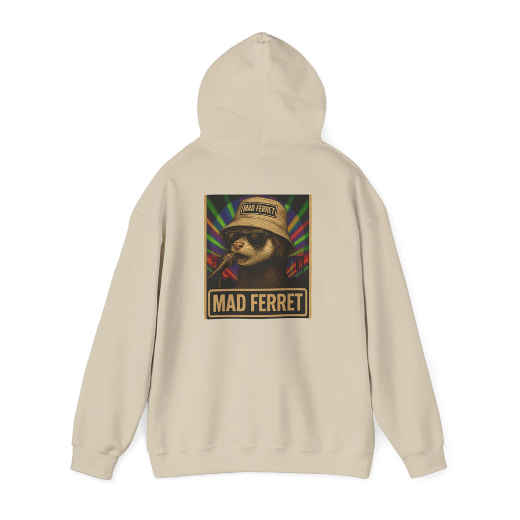 Mad Ferret Logo and Graphic Unisex Heavy Blend™ Hooded Sweatshirt