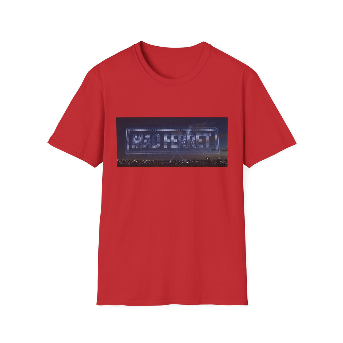 Mad Ferret Drone Logo Unisex Softstyle T-Shirt