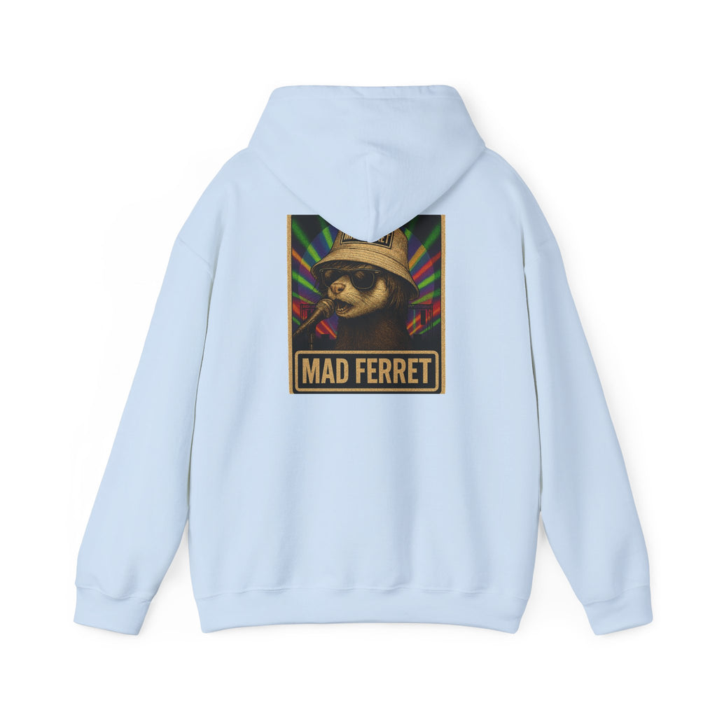 Mad Ferret Logo and Graphic Unisex Heavy Blend™ Hooded Sweatshirt