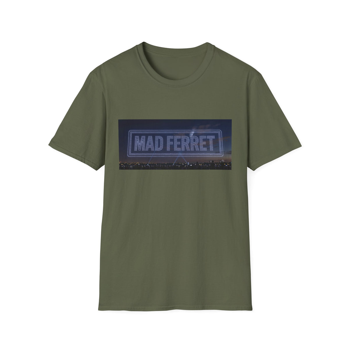 Mad Ferret Drone Logo Unisex Softstyle T-Shirt