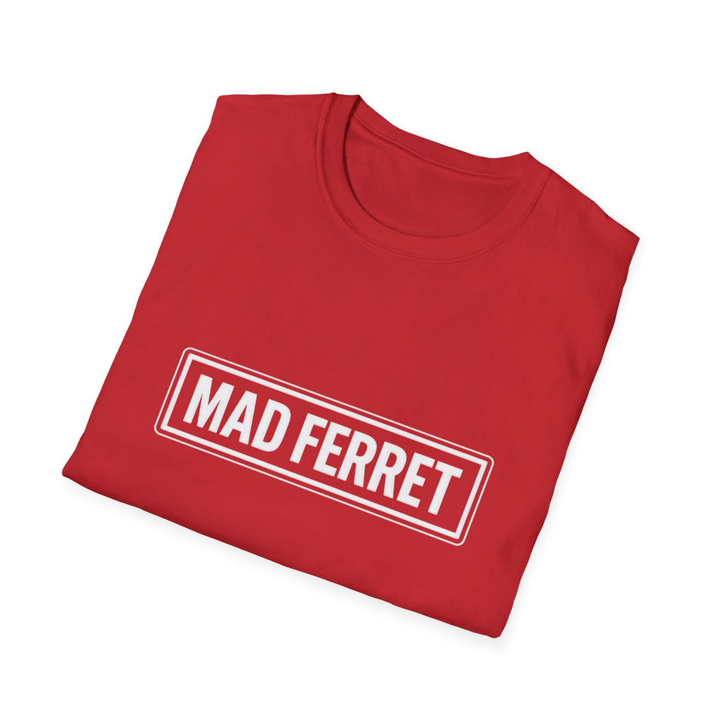 Mad Ferret White Logo Unisex Softstyle T-Shirt