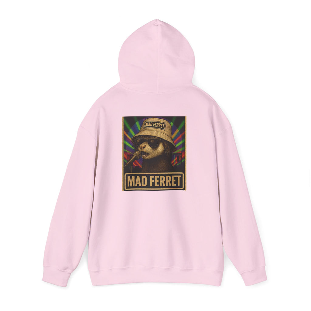 Mad Ferret Logo and Graphic Unisex Heavy Blend™ Hooded Sweatshirt