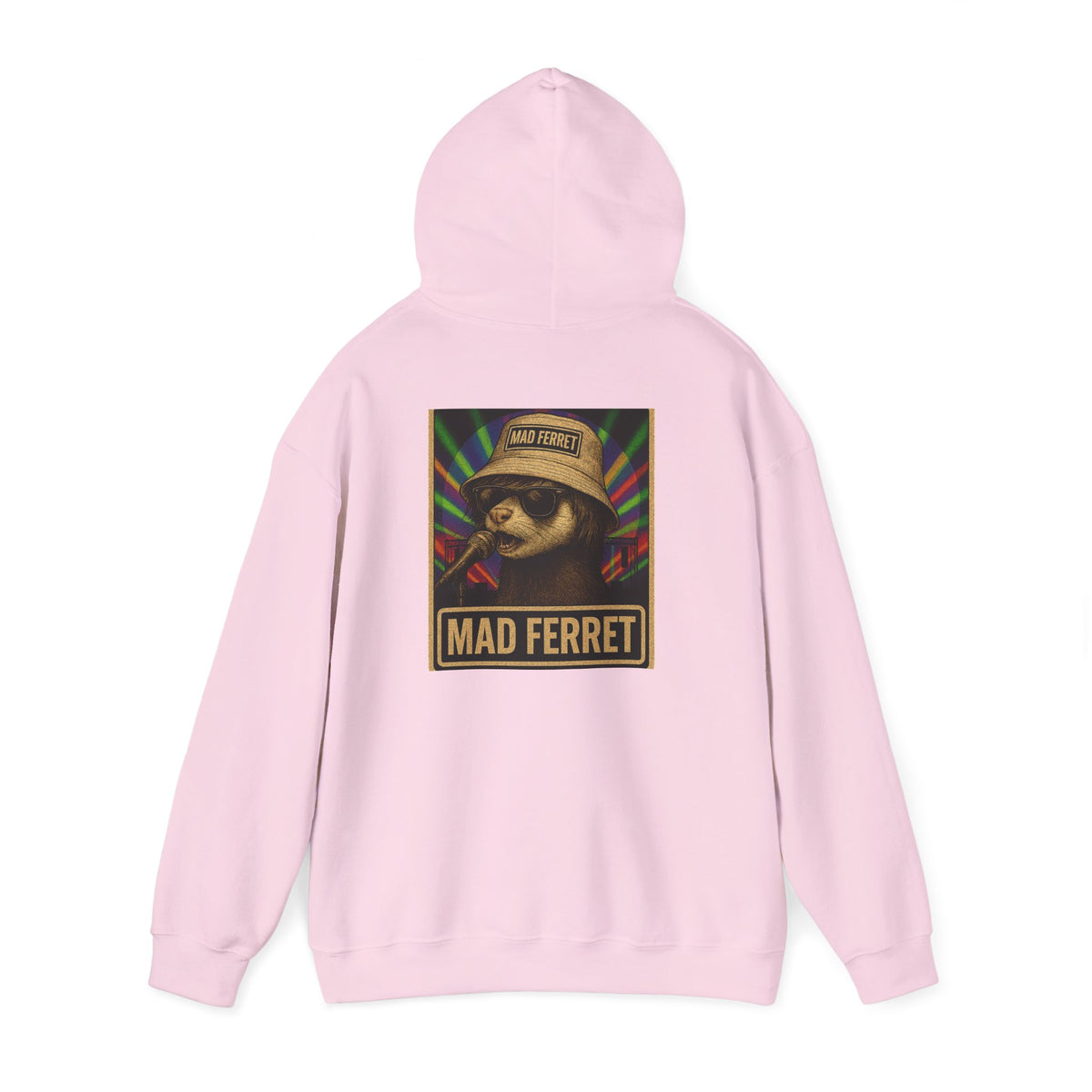 Mad Ferret Logo and Graphic Unisex Heavy Blend™ Hooded Sweatshirt