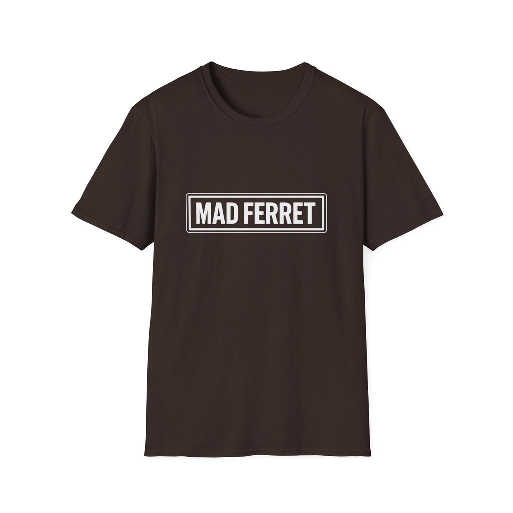 Mad Ferret White Logo Unisex Softstyle T-Shirt