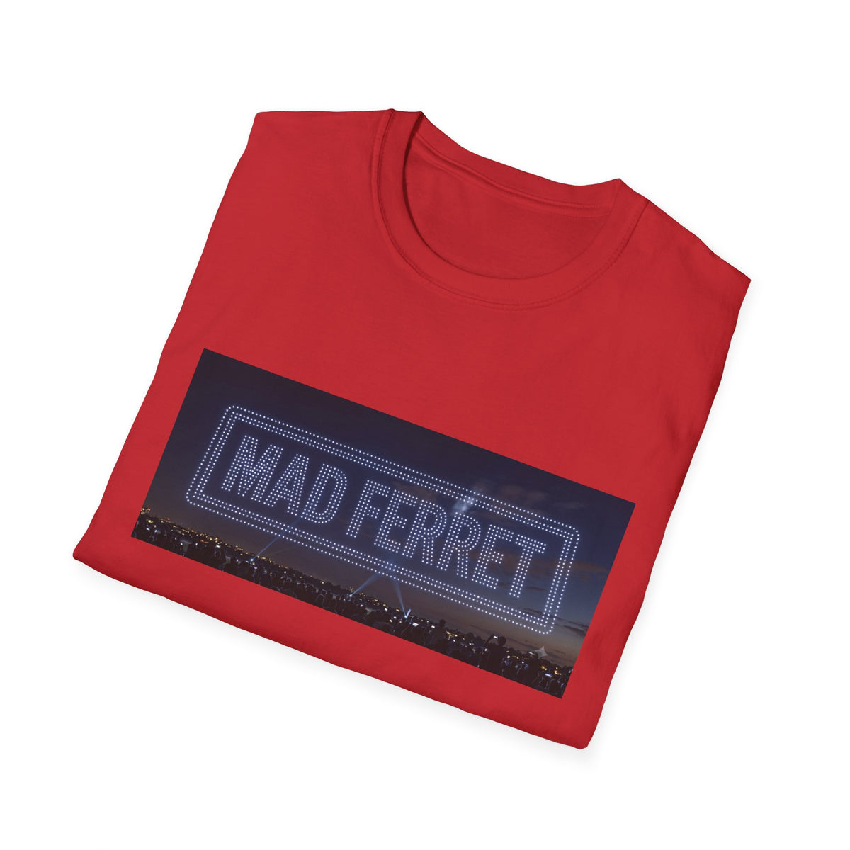 Mad Ferret Drone Logo Unisex Softstyle T-Shirt