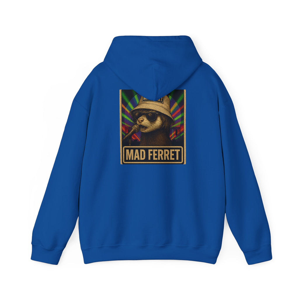 Mad Ferret Logo and Graphic Unisex Heavy Blend™ Hooded Sweatshirt