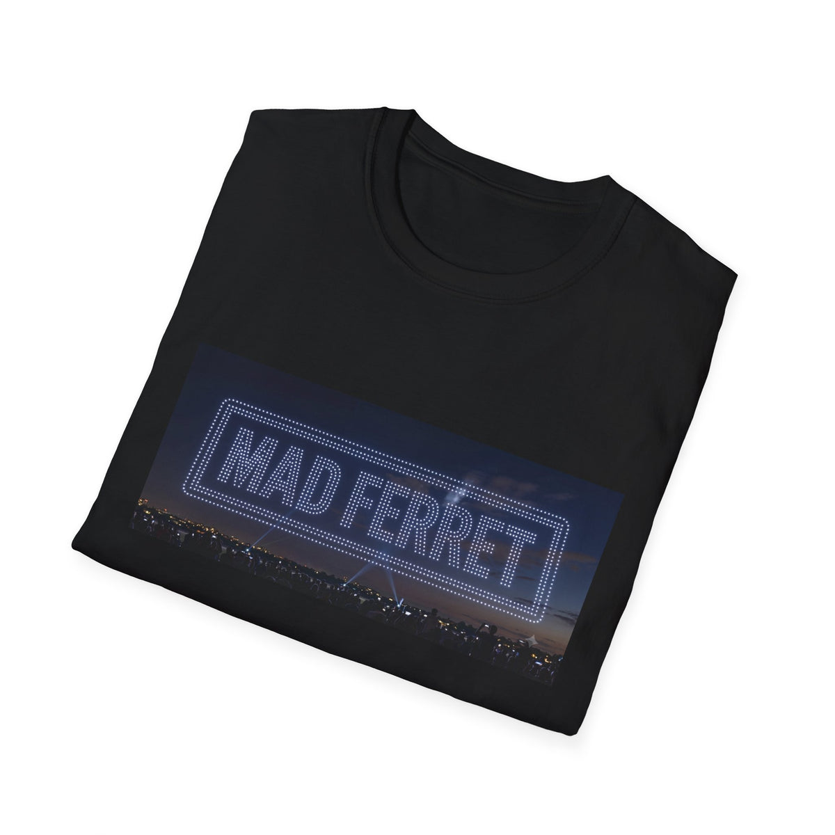 Mad Ferret Drone Logo Unisex Softstyle T-Shirt