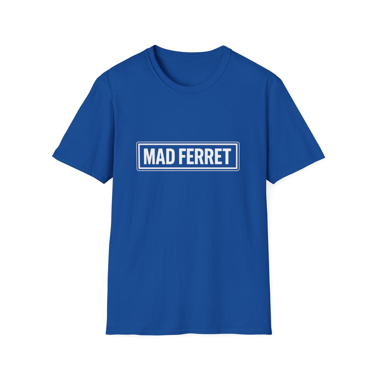 Mad Ferret White Logo Unisex Softstyle T-Shirt
