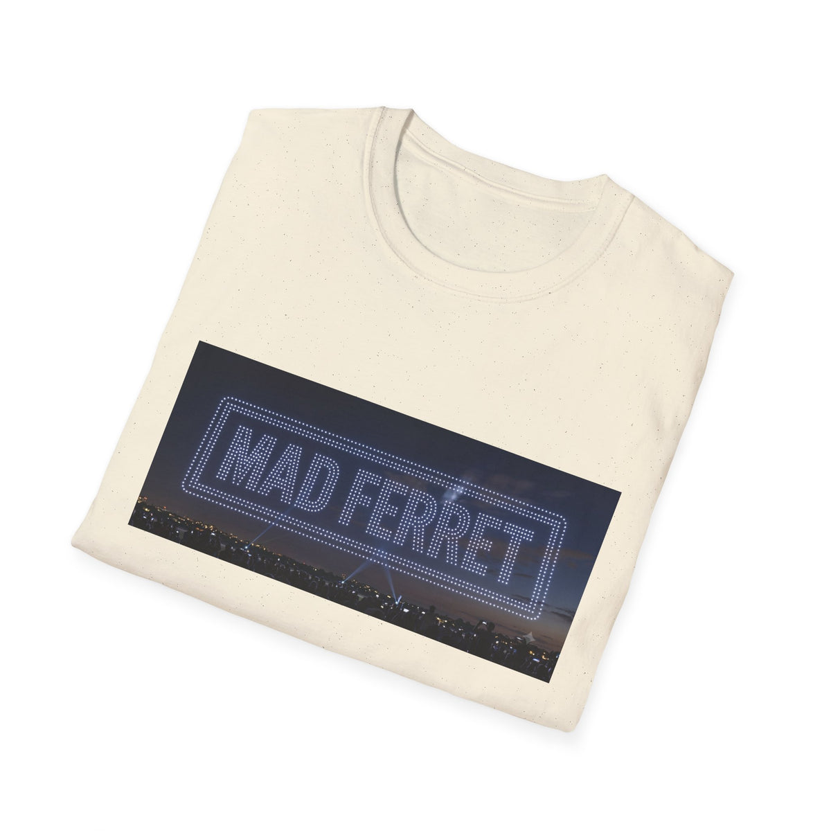 Mad Ferret Drone Logo Unisex Softstyle T-Shirt