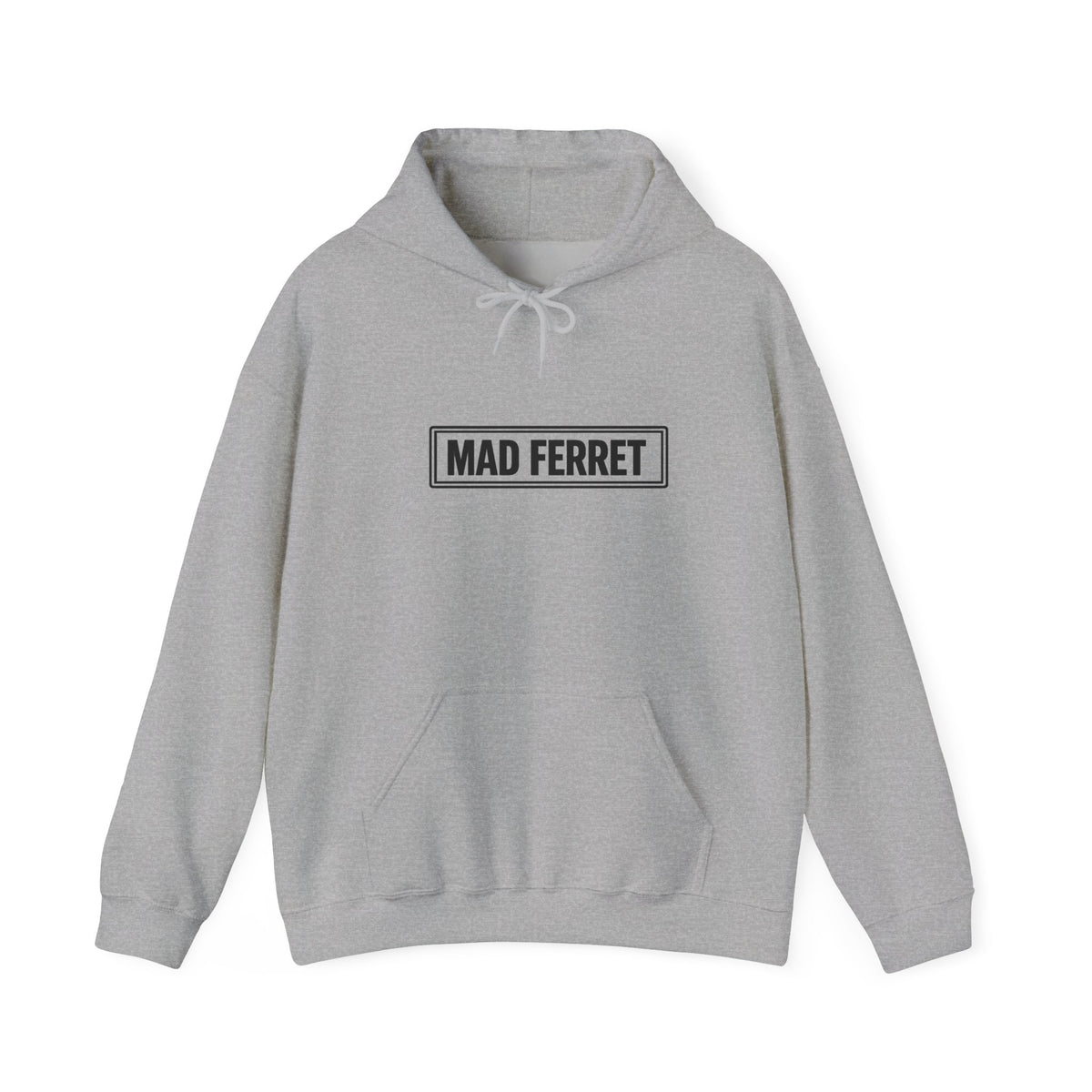 Mad Ferret Logo and Graphic Unisex Heavy Blend™ Hooded Sweatshirt