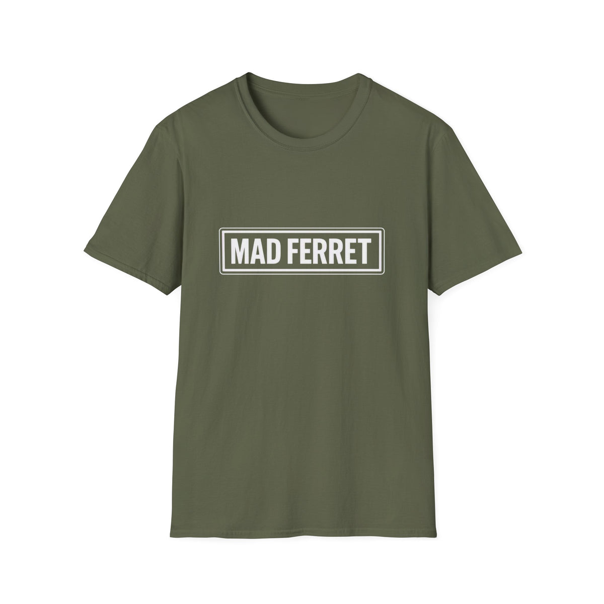Mad Ferret White Logo Unisex Softstyle T-Shirt