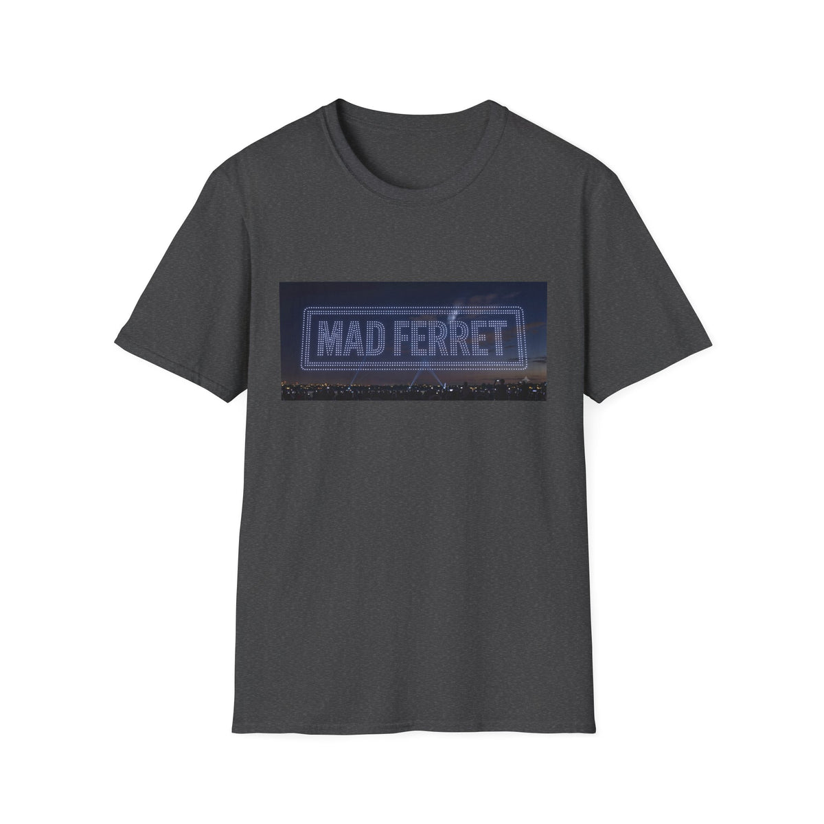 Mad Ferret Drone Logo Unisex Softstyle T-Shirt