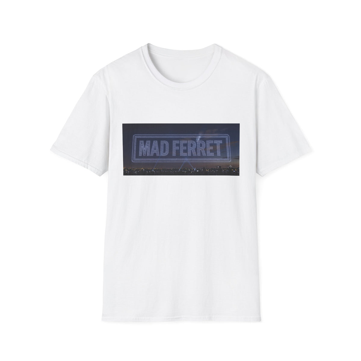 Mad Ferret Drone Logo Unisex Softstyle T-Shirt