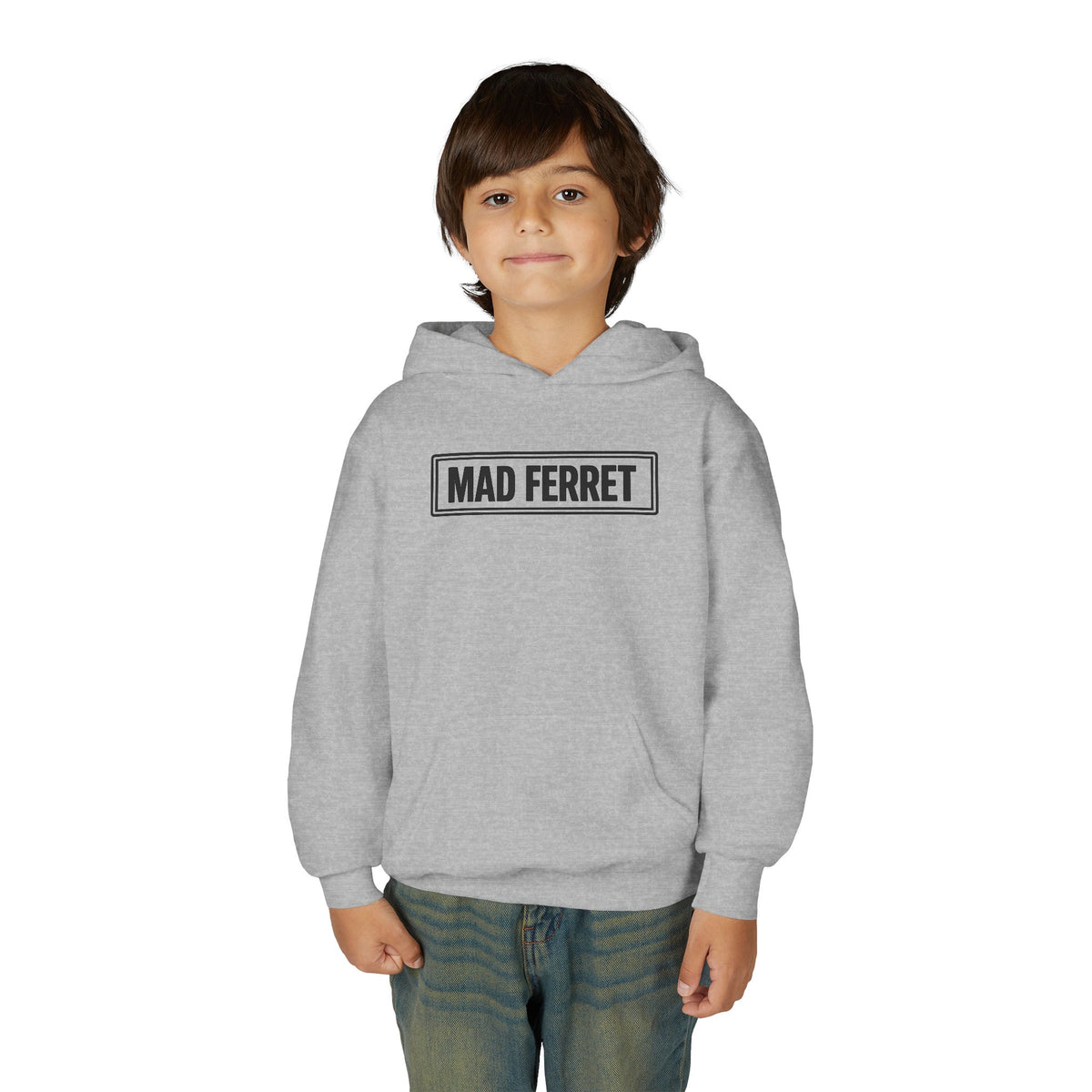 Mad Ferret Youth Heavy Blend Hooded Sweatshirt