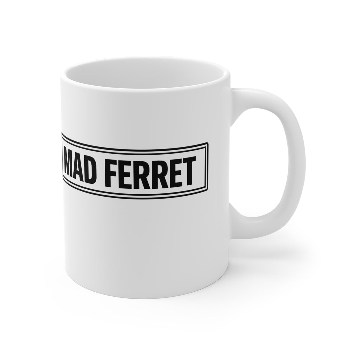Mad Ferret Logo 11oz White Mug