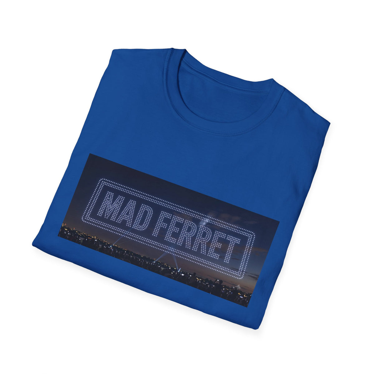 Mad Ferret Drone Logo Unisex Softstyle T-Shirt