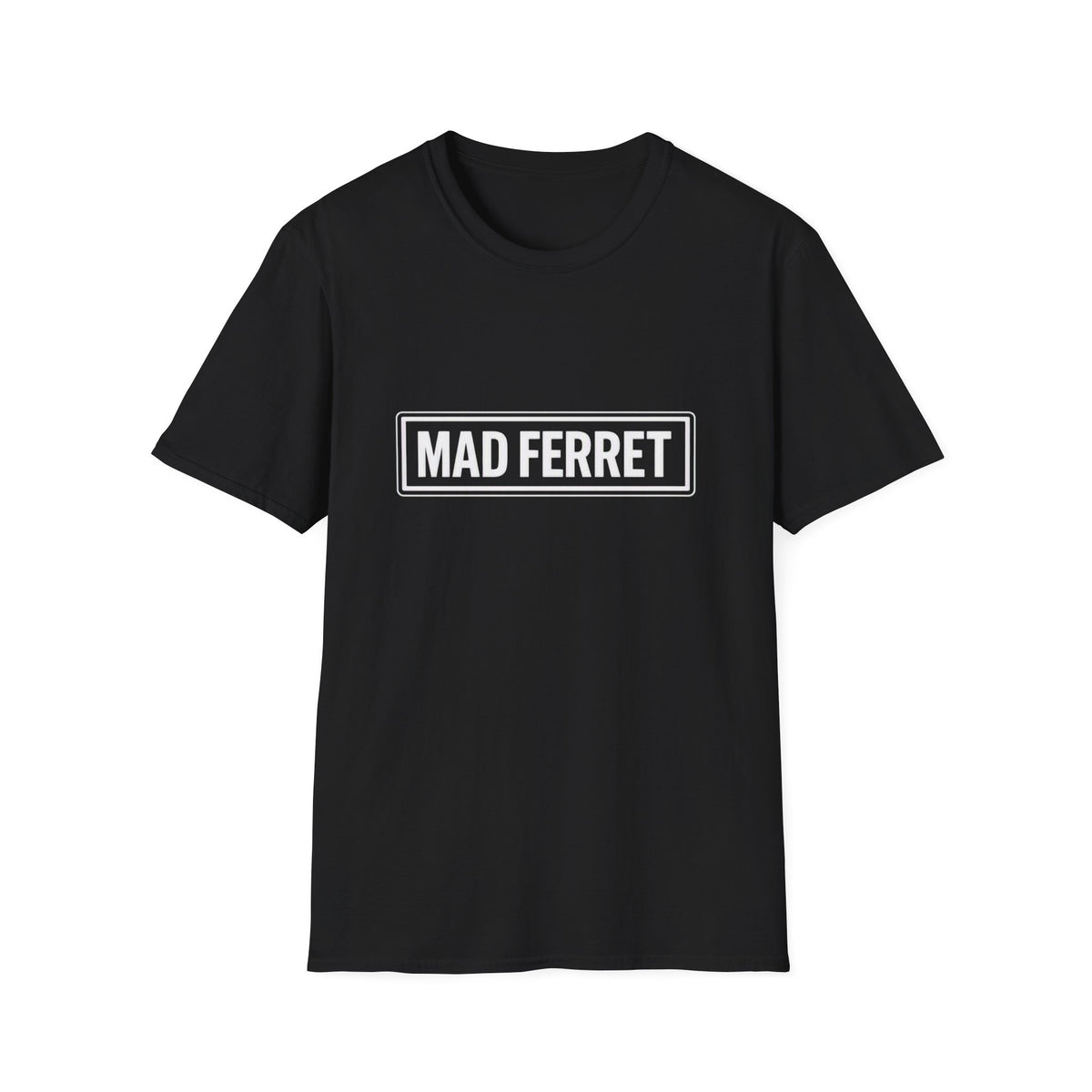 Mad Ferret White Logo Unisex Softstyle T-Shirt