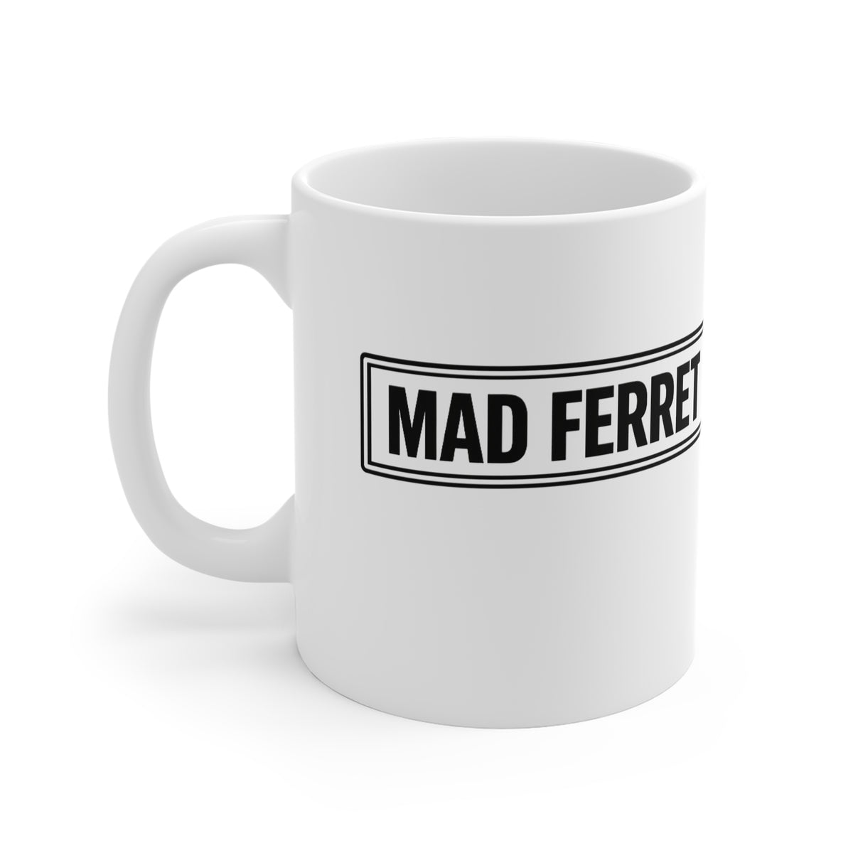 Mad Ferret Logo 11oz White Mug