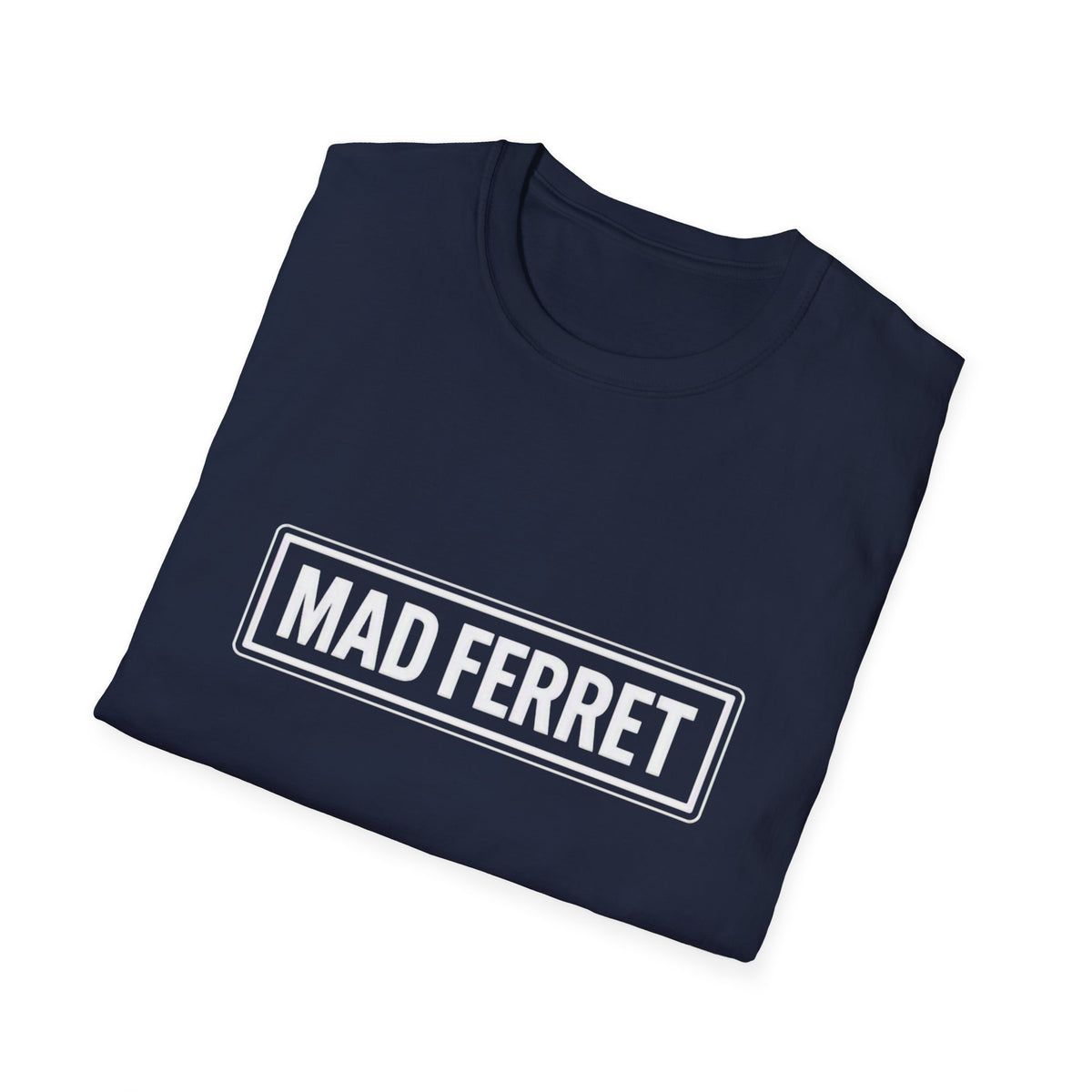 Mad Ferret White Logo Unisex Softstyle T-Shirt