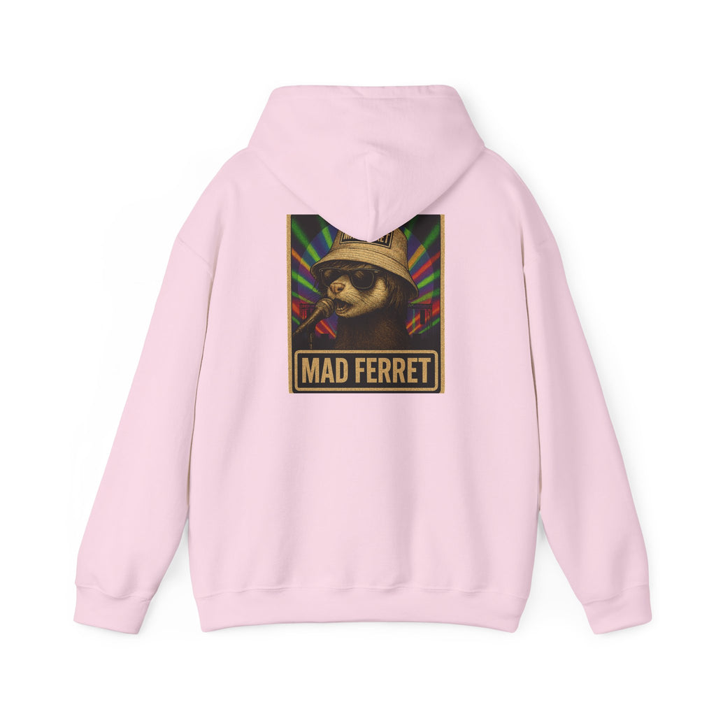 Mad Ferret Logo and Graphic Unisex Heavy Blend™ Hooded Sweatshirt