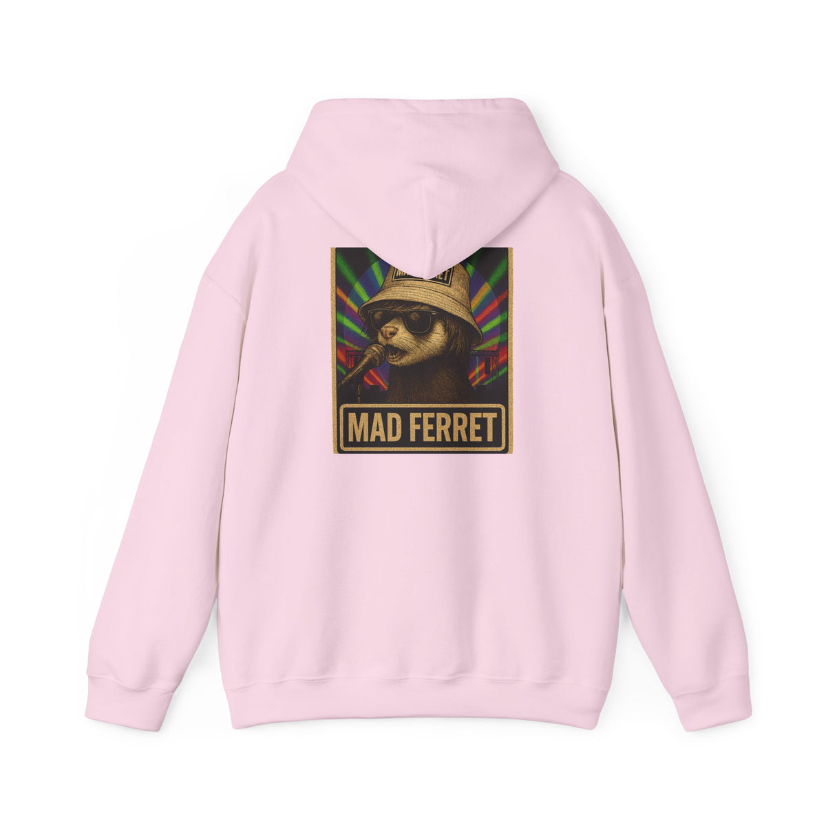 Mad Ferret Logo and Graphic Unisex Heavy Blend™ Hooded Sweatshirt