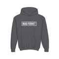 Mad Ferret White Logo Youth Heavy Blend Hooded Sweatshirt