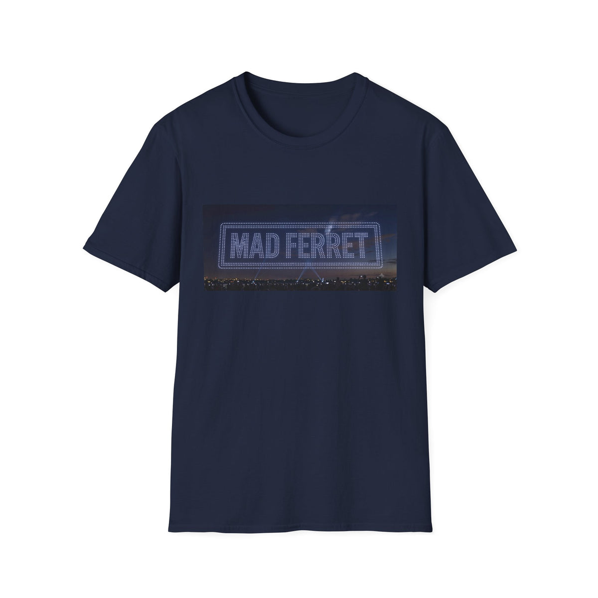 Mad Ferret Drone Logo Unisex Softstyle T-Shirt