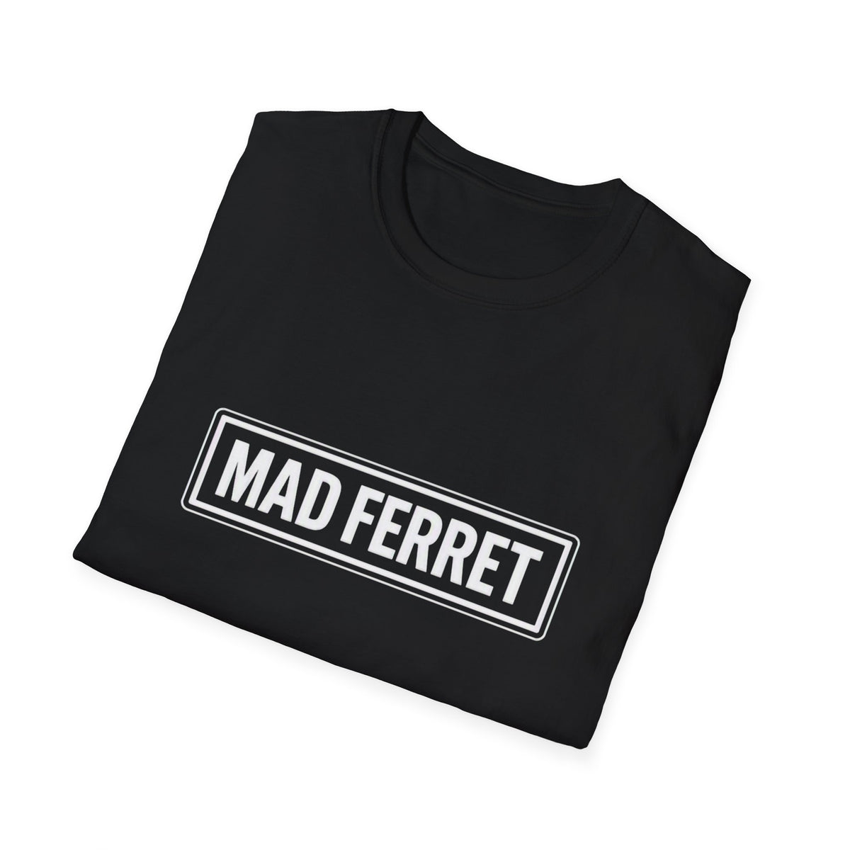 Mad Ferret White Logo Unisex Softstyle T-Shirt