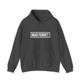 Mad Ferret White Logo and Graphic Unisex Heavy Blend™ Hooded Sweatshirt