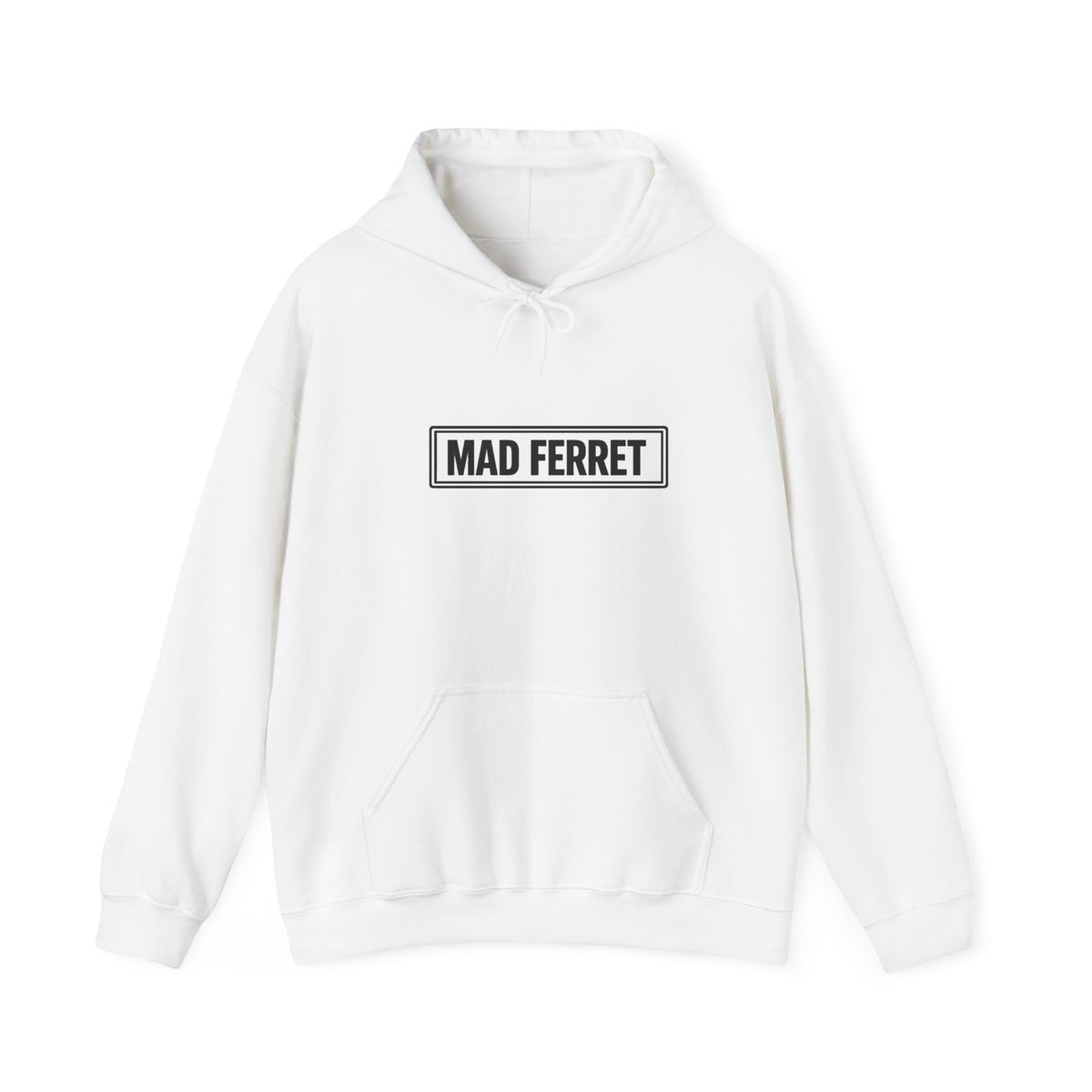 Mad Ferret Logo and Graphic Unisex Heavy Blend™ Hooded Sweatshirt