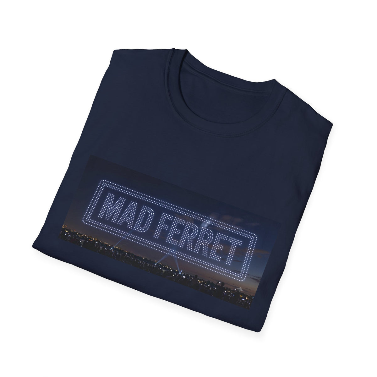 Mad Ferret Drone Logo Unisex Softstyle T-Shirt
