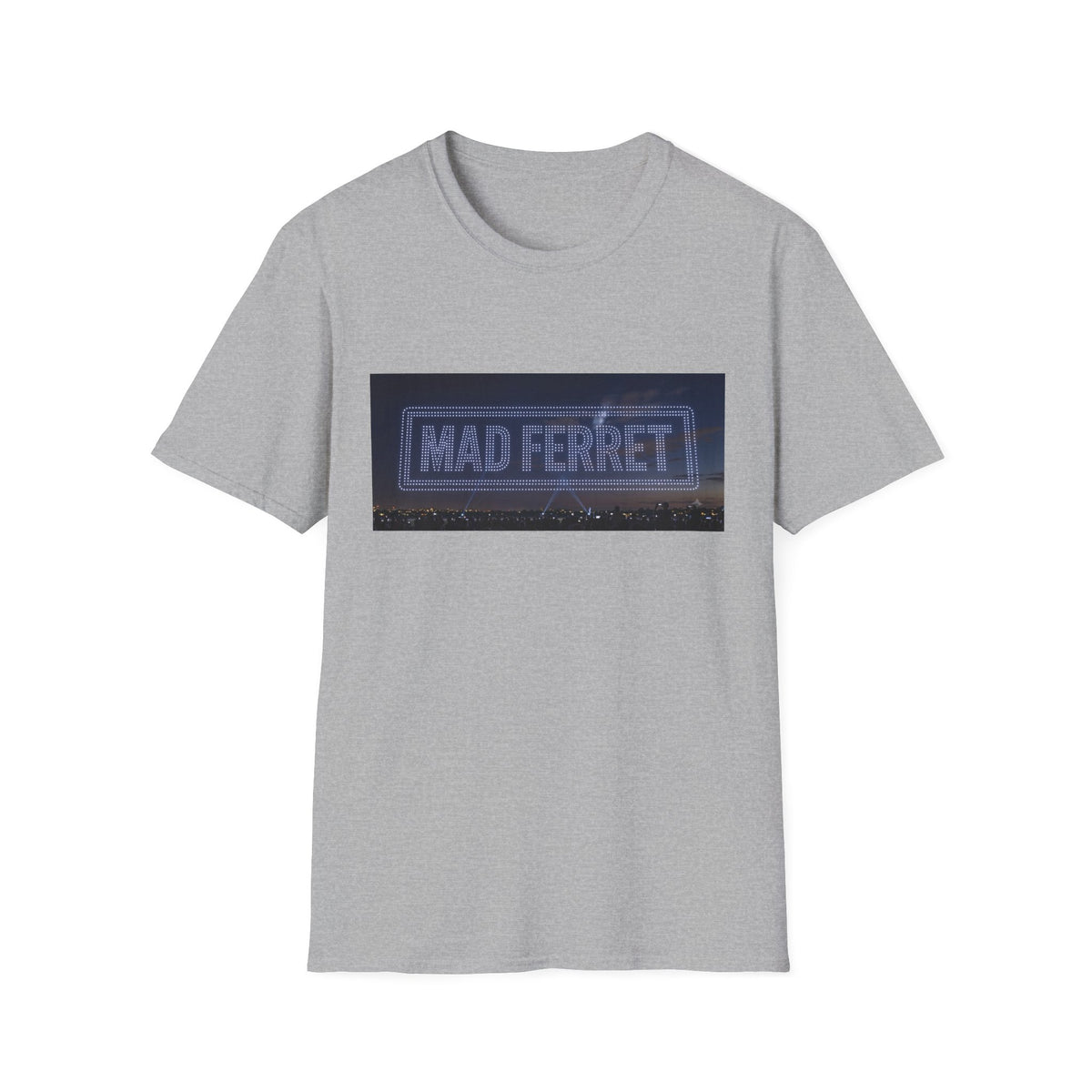 Mad Ferret Drone Logo Unisex Softstyle T-Shirt