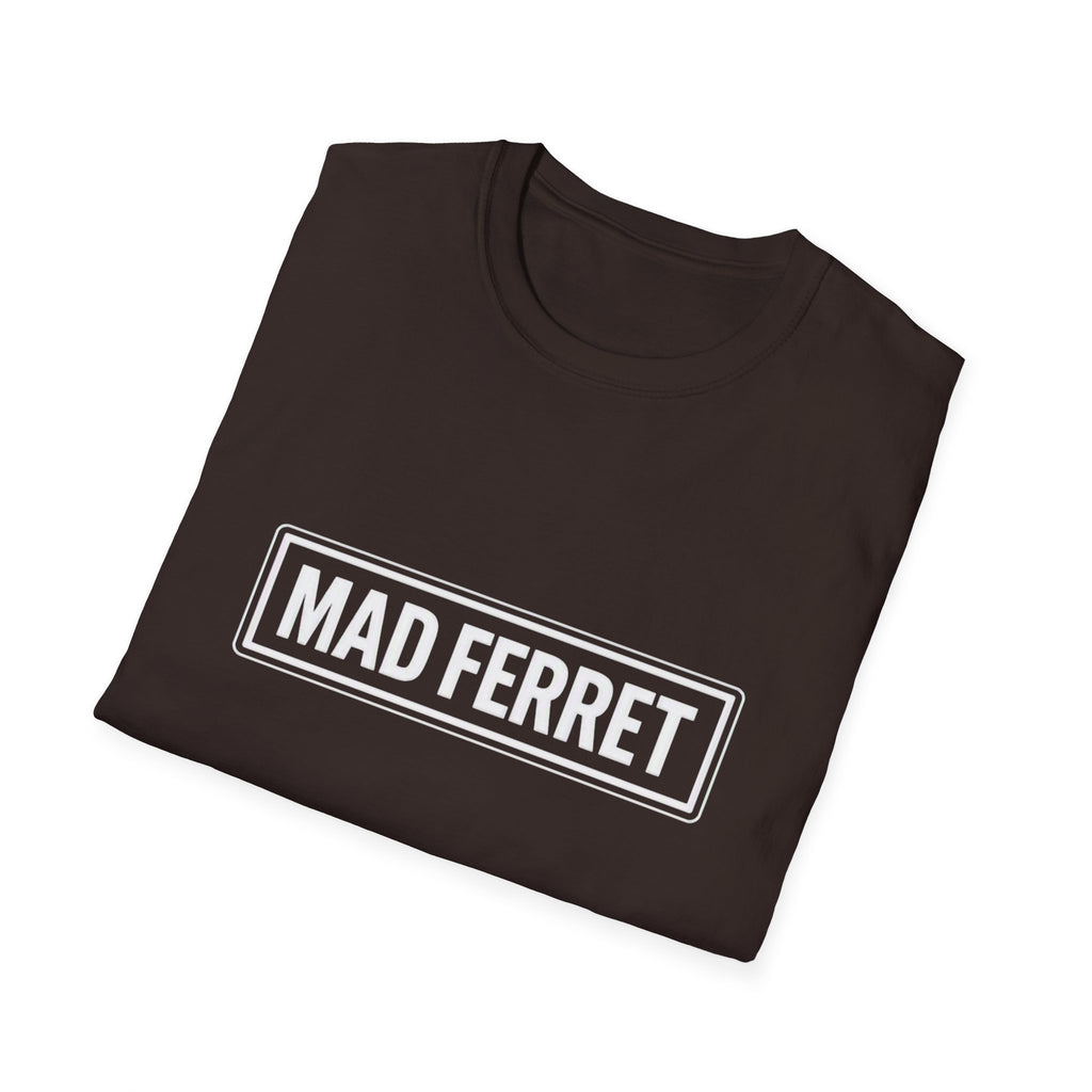 Mad Ferret White Logo Unisex Softstyle T-Shirt